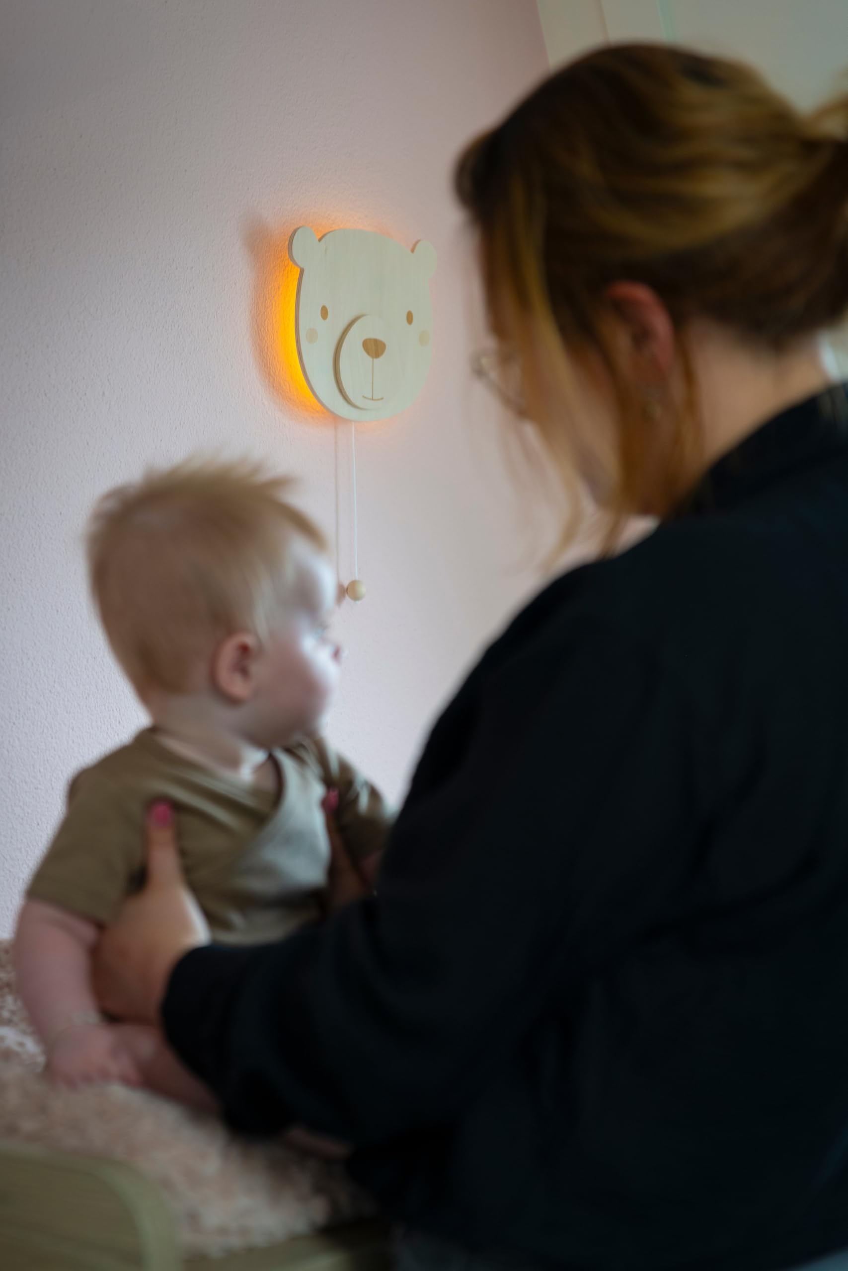 Baby's Only, Wall lamp Bear Wonder, Baby wall Light, LED wall Light, Bear Light Shade, Kids Light, Animal lamp, 25000 Hours - Image 3