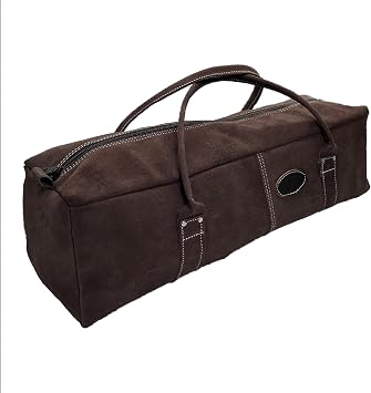 Rolson 68282 600mm Leather Contractor Tool Bag