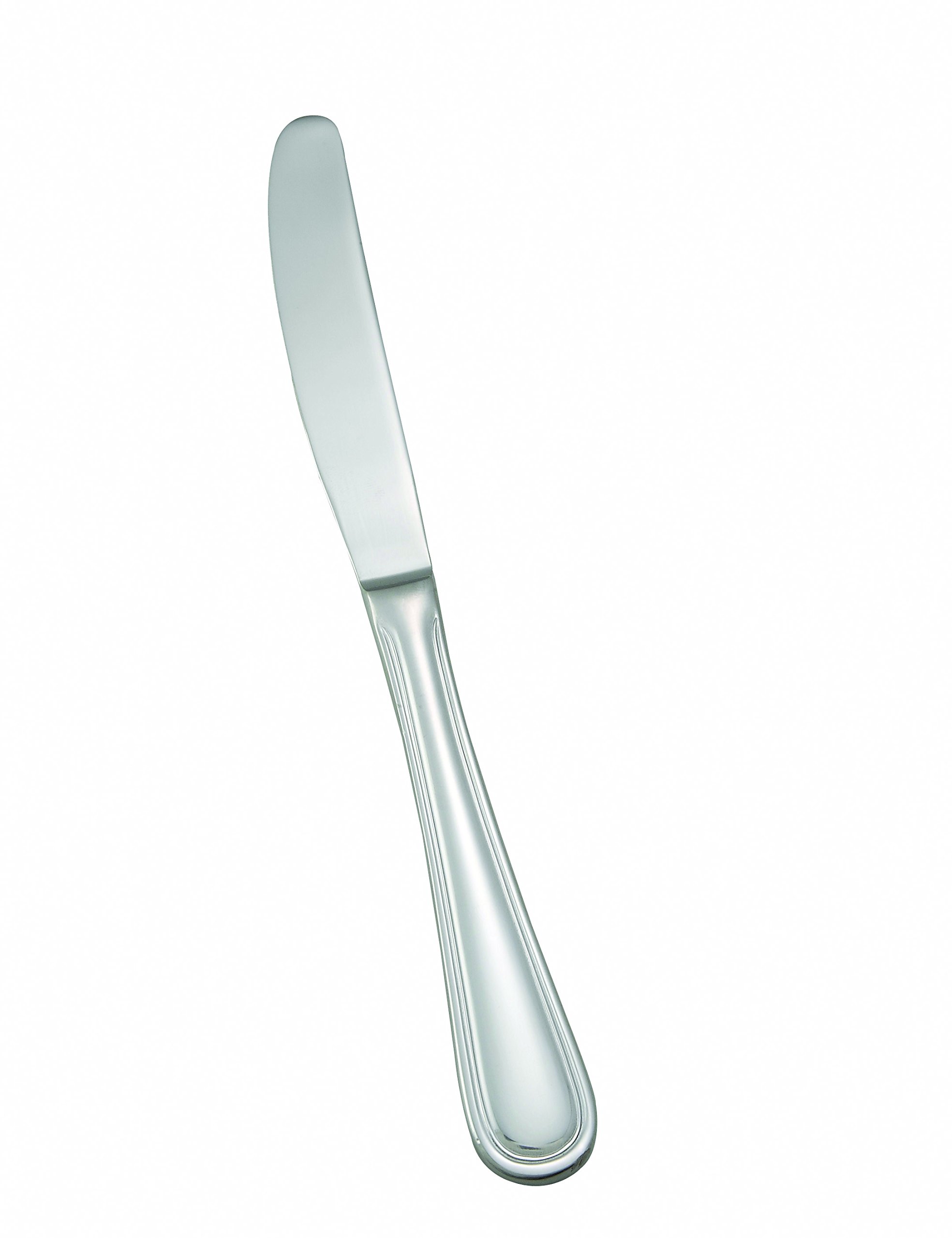 10 1/2" Shangarila Stainless Steel Table Knife (Set of 12) by Winco – Table Knife, Stainless Steel, Model 0030-15