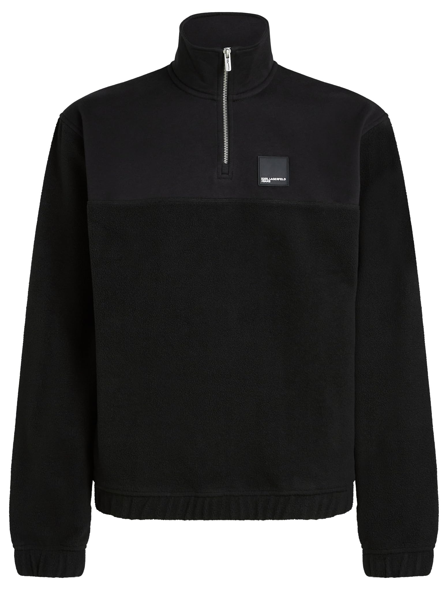 KARL LAGERFELD JEANS Herren Regular Polar Fleece Zip Sweatshirt