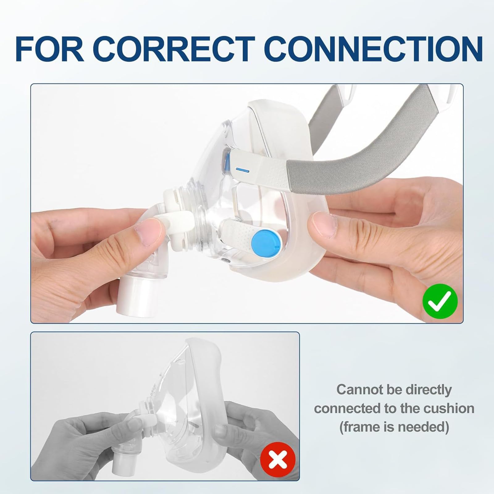 Ventilatore Clip-on Connettore ABS Tubo di Respirazione Adattatore Macchina del Respiro Accessori per Connessione Sicura Adattatore Gomito