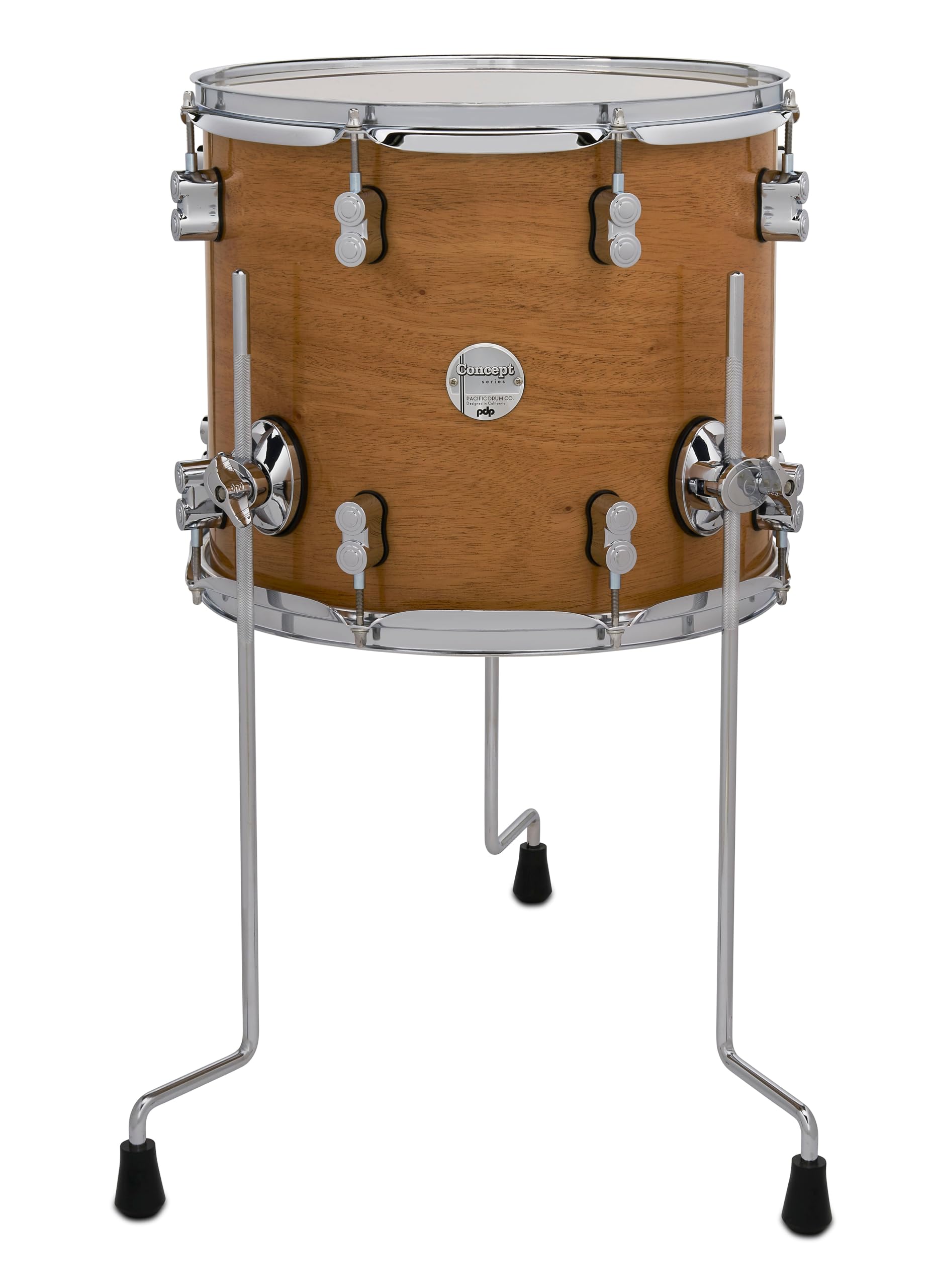 Pacific Drums Concept Maple Series Floor Tom, 14" x 12", Exotic Natural Honey Mahogany