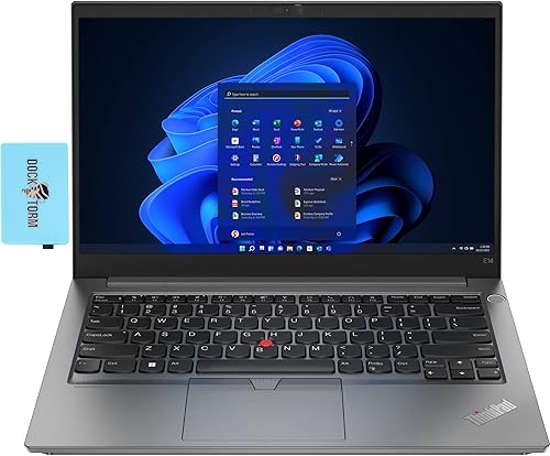 Lenovo ThinkPad E14 G4 14.0" FHD IPS Business Laptop (Intel i7-1255U 10-Core 1.70GHz, 16GB RAM, 512GB PCIe SSD, Intel Iris Xe, WiFi 6E, BT 5.2,