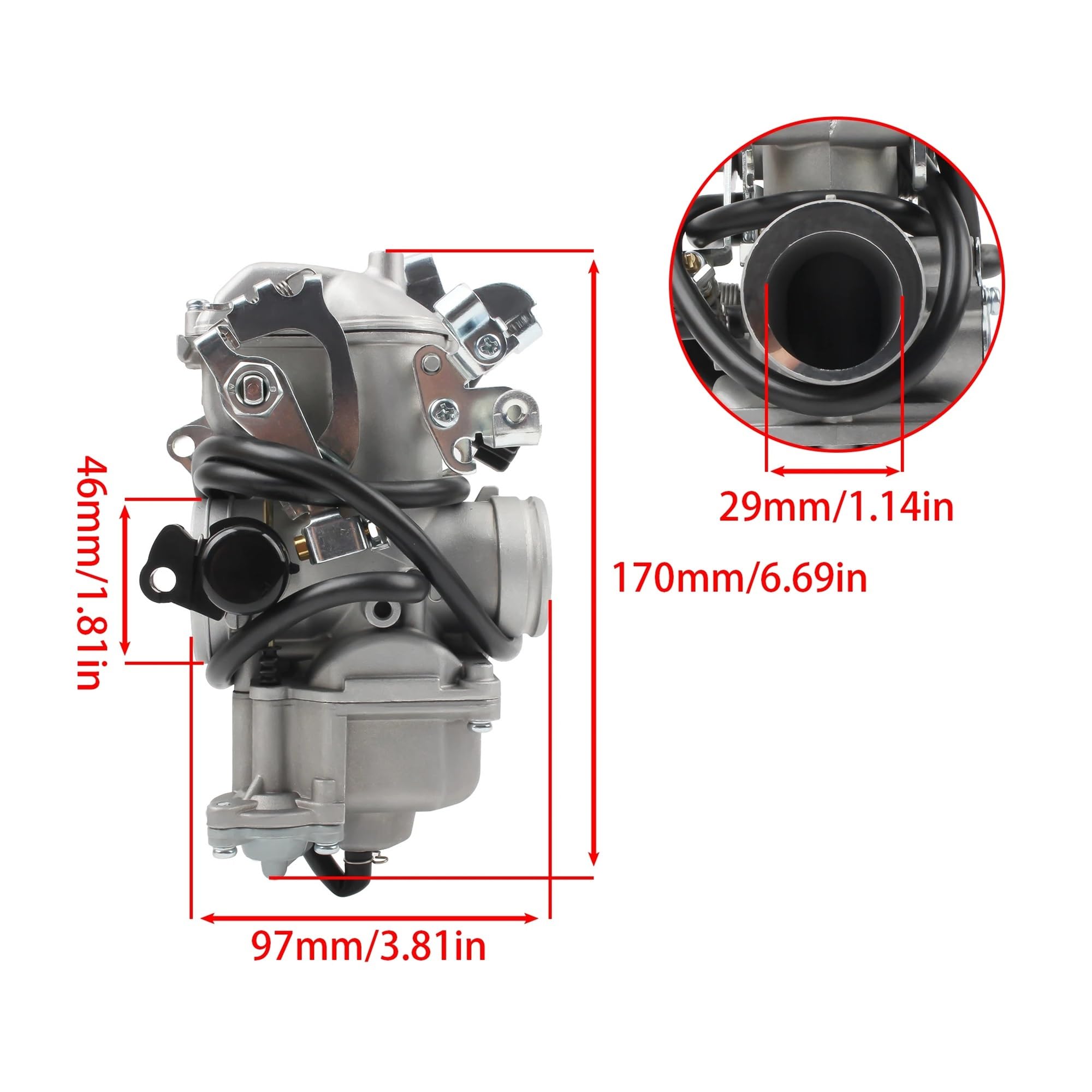 Per Honda XL250 Per Motosport 250 XL 250R 250S 1978-1983 Per Moto Carburatore