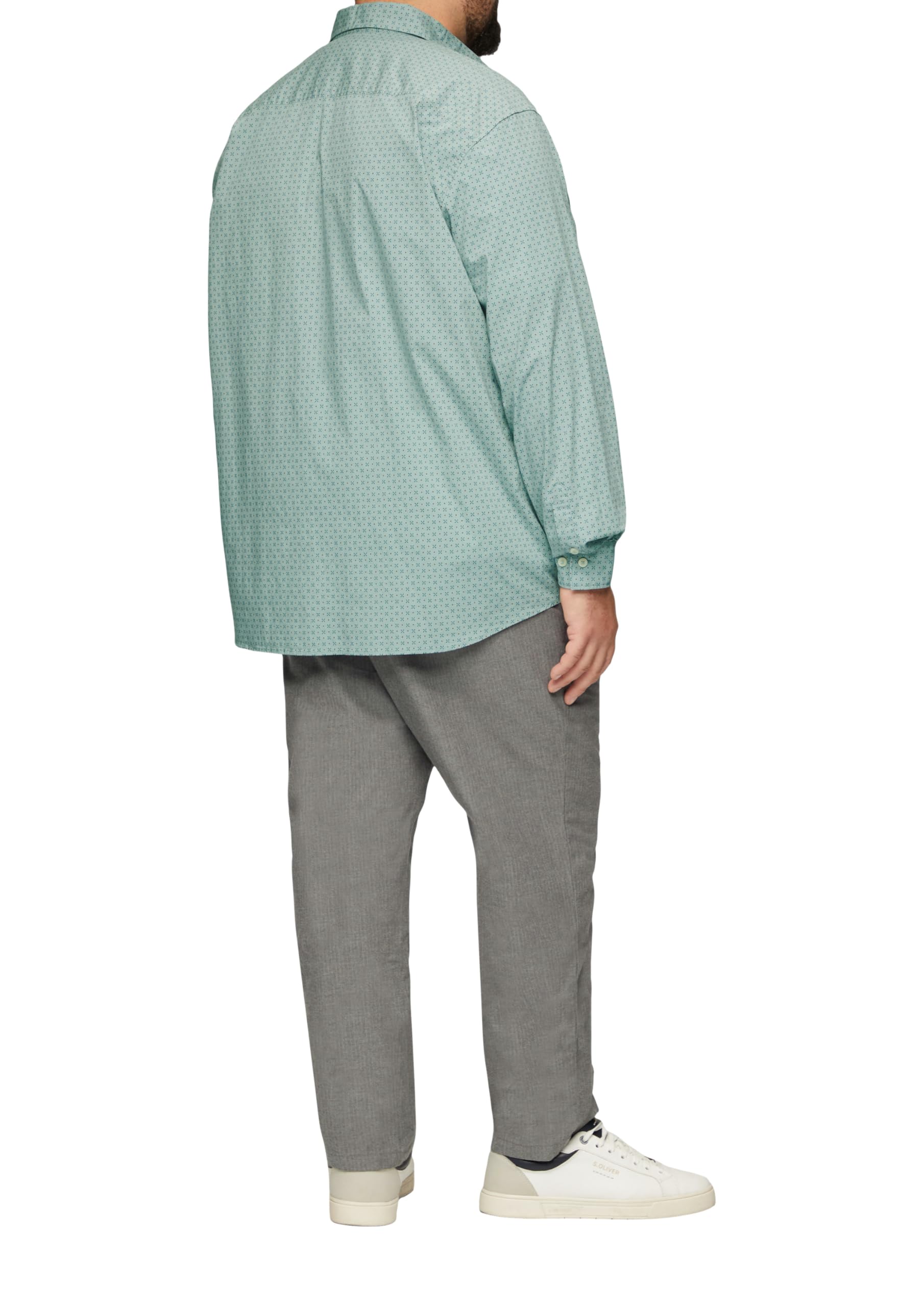 s.Oliver Big Size koszula z długim rękawem, krój slim fit, 72A5, 4XL