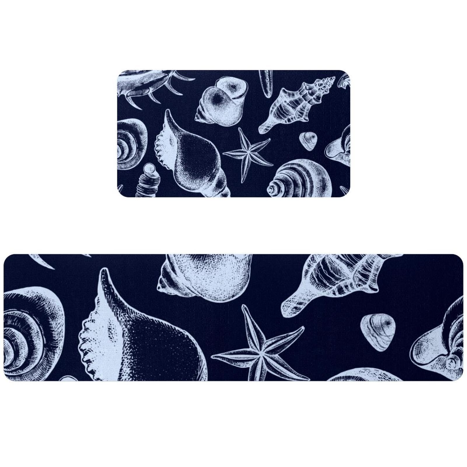 Alfombrillas de cocina antideslizantes para evitar caídas y absorber salpicaduras, 2 uds