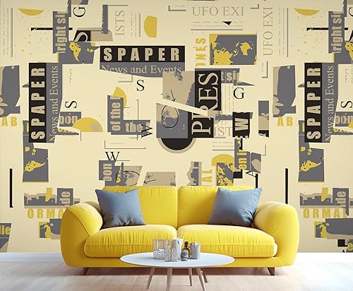 Miniatura 10 de JUYAINU Mural 3D de boceto botánico, murales de pared florales vintage, papel tapiz con patrón de plantas retro, mural grande para sala de estar,