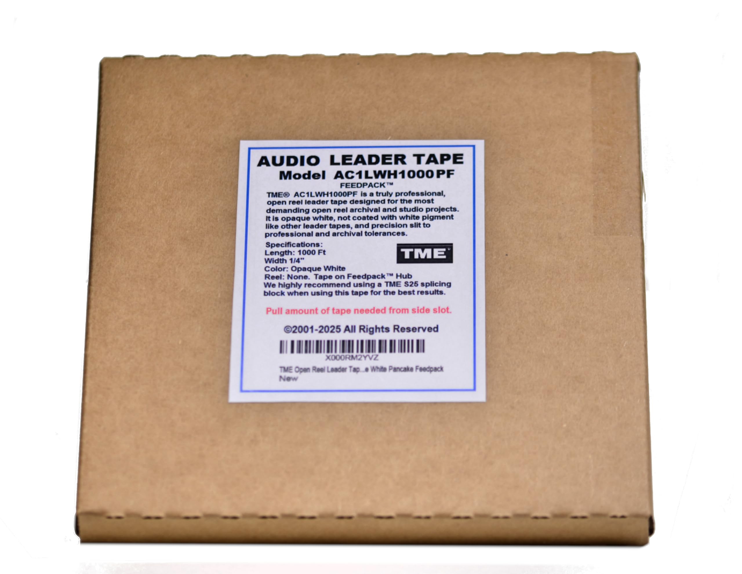 Amazon.com: TME Leader Tape, Open Reel Audio, 1/4 Inch x