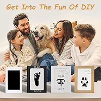 Vista 9 de Kit de impresión de huellas sin tinta, kit de impresión de huellas de perro, kit de impresión de nariz de perro, almohadillas de tinta de tacto