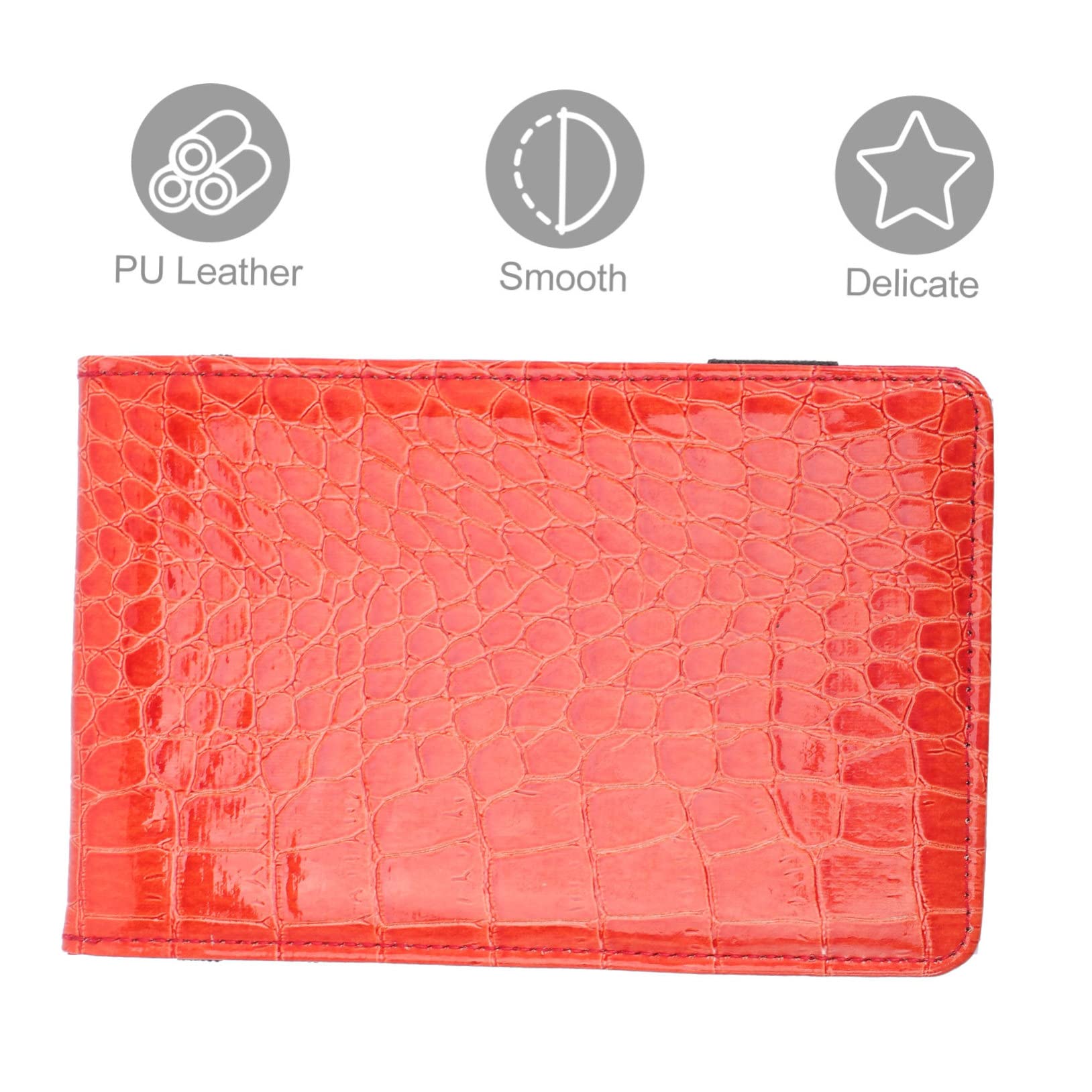 GRIRIW Portable Golfing Record Book PU Golf Scorecard Protector Compact and Lightweight Golfing Scorekeeping Notebook for Convenient Use The Course