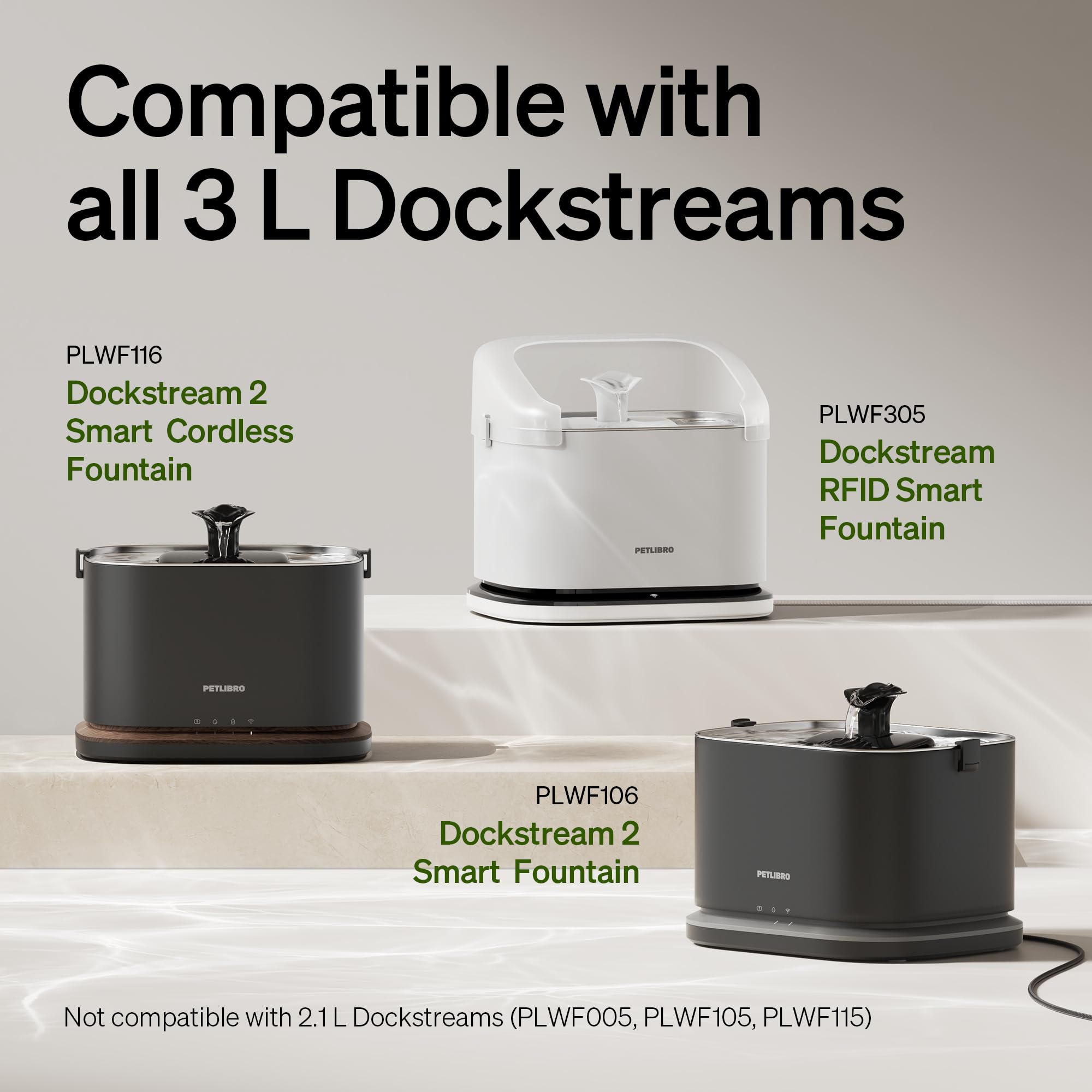 Amazon | PETLIBRO スプラッシュシールド 3L ドックストリーム 2