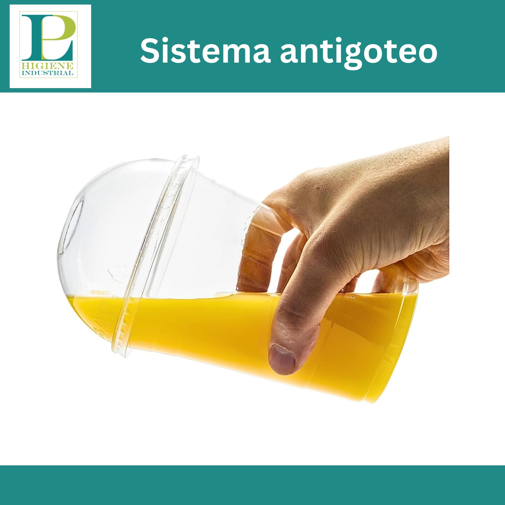 Vasos batido reutilizables con tapa 350 ml (Pack 50) - Vasos plástico reciclables- Vasos transparentes con tapas abovedadas - Ideal para batidos, jugos y bebidas frías