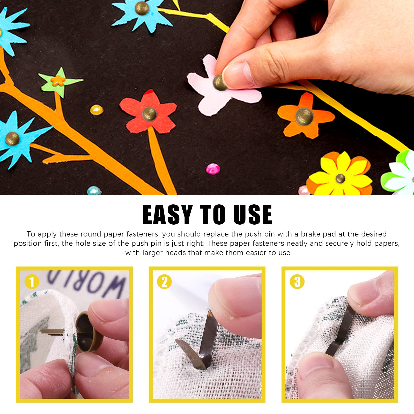 How To Use Paper Fasteners