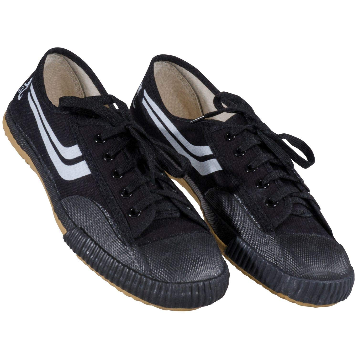 KWON Segeltuchschuhe für Kampfsport, schwarz, Größe 37