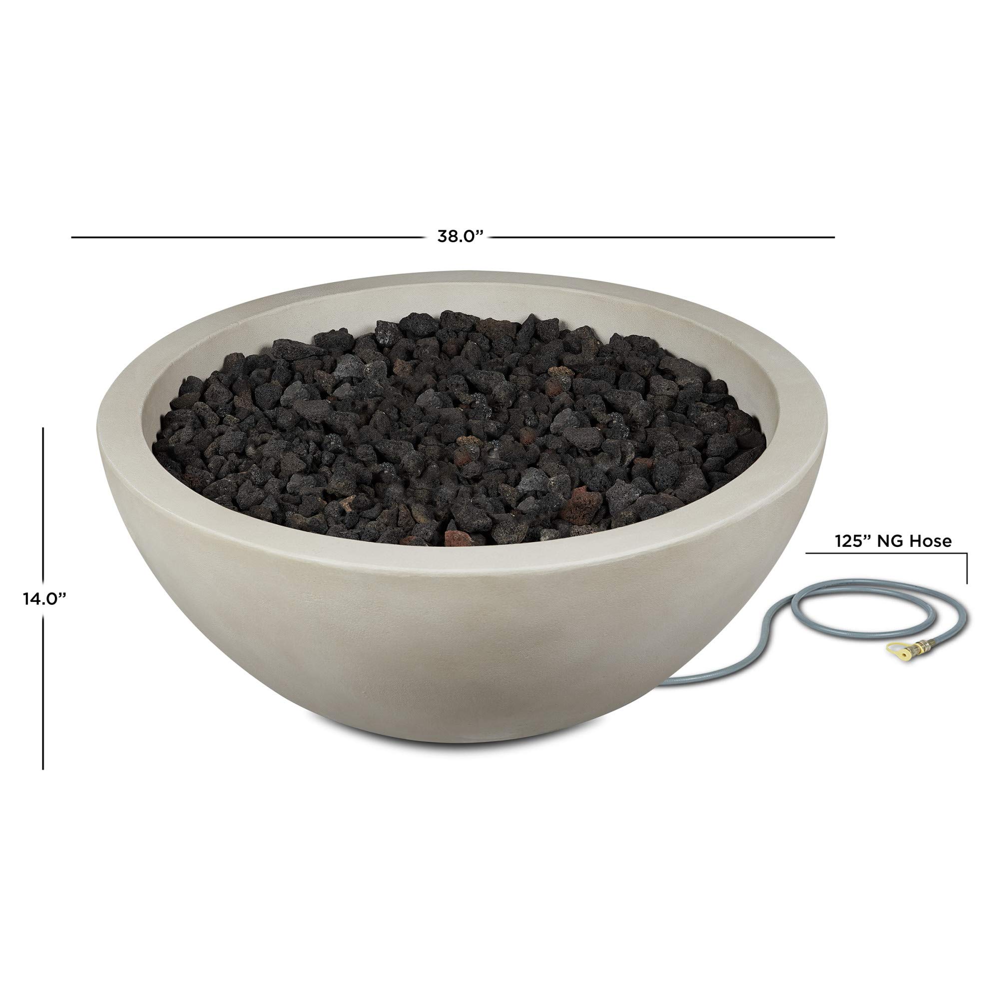 Amazon.com : Real Flame Redding Medium Natural Gas Fire Bowl Amazon.com : Real Flame Redding Medium Natural Gas Fire Bowl