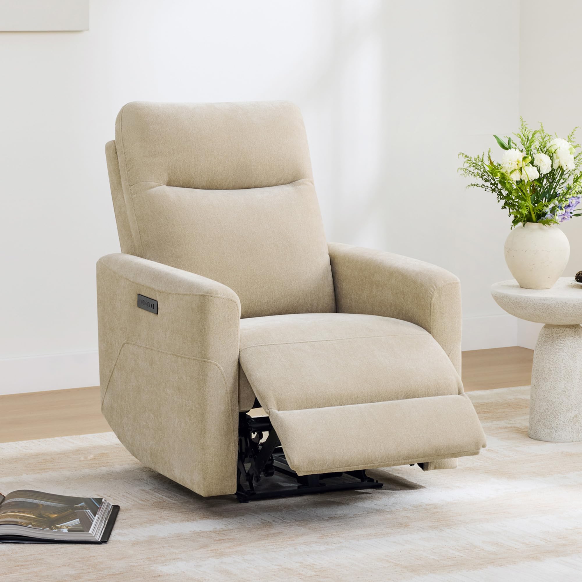 CHITA Zero Wall Fabric Recliner Beige