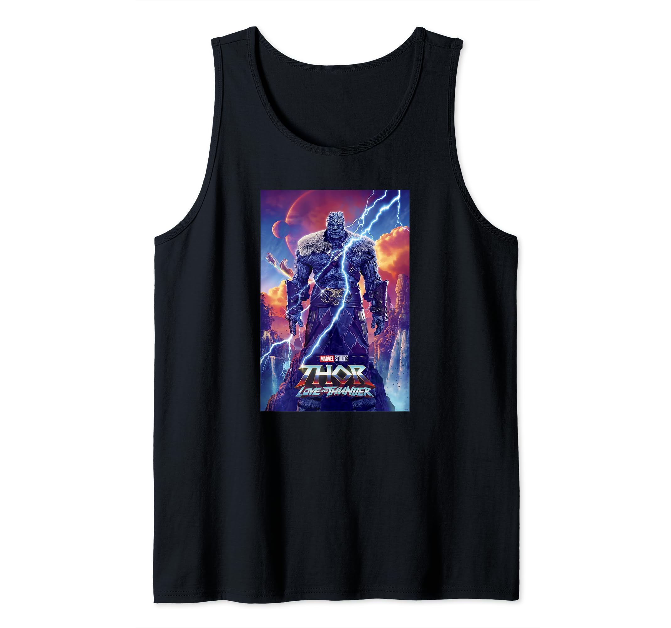 Débardeur Thor: Love and Thunder Korg imprimé graphique grand format coloré