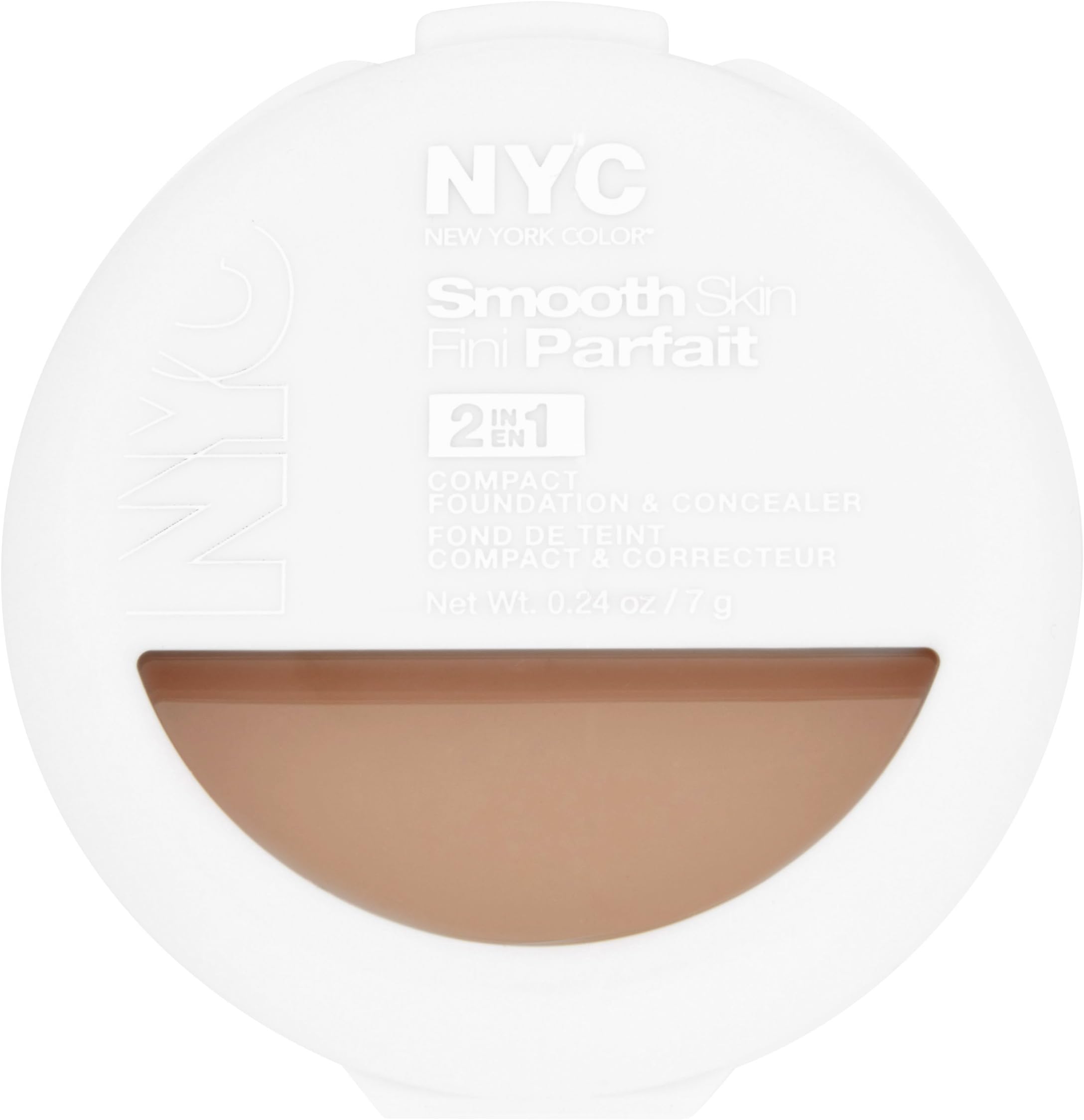 NYCSmooth Skin 2 In 1 Compact Foundation and Concealer - Medium
