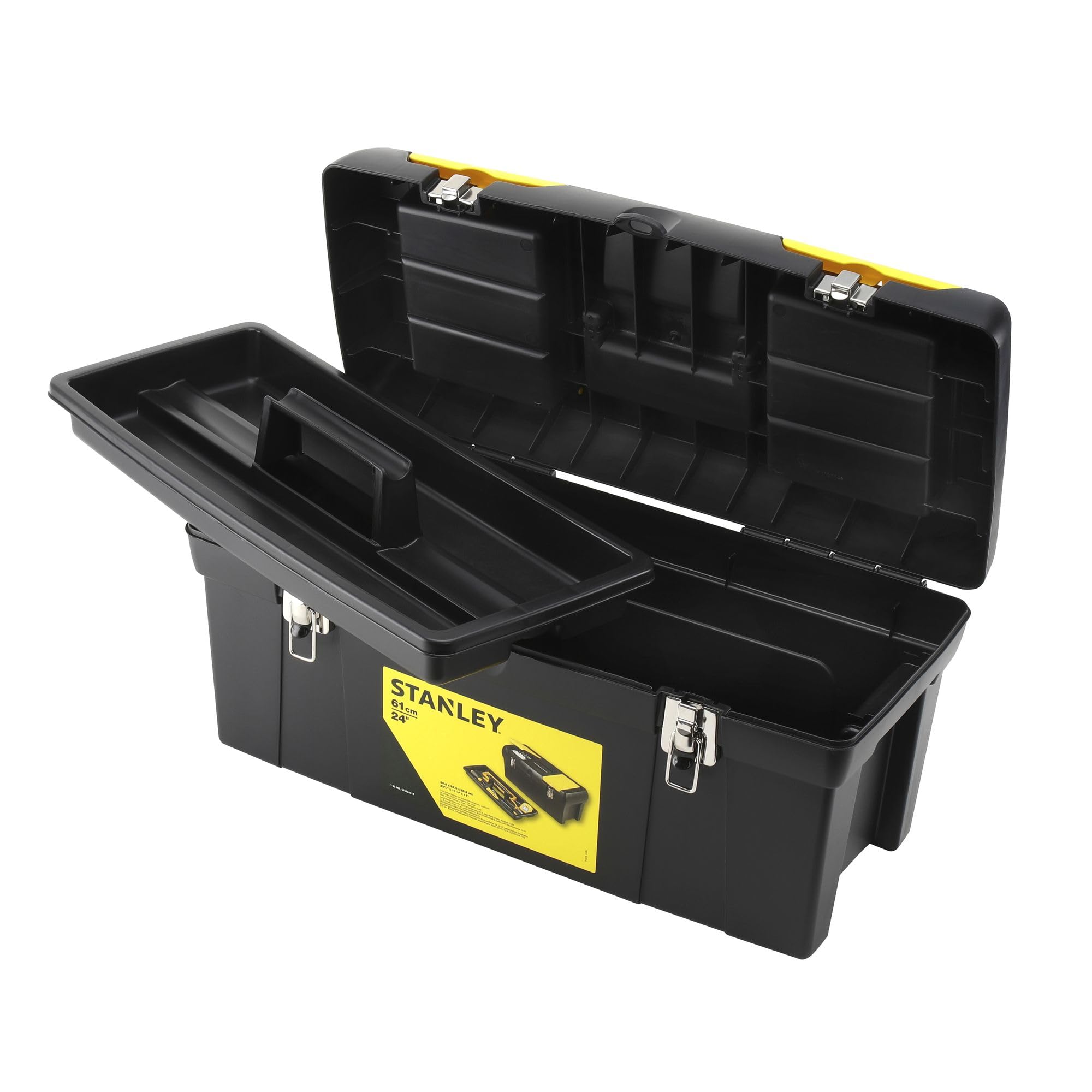 Amazon | STANLEY ツールボックス メタルラッチ付き 2つの蓋