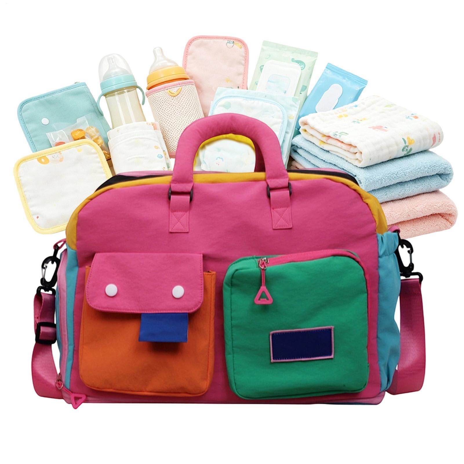 Borsa da viaggio casual a di colore, grande, pieghevole, da viaggio