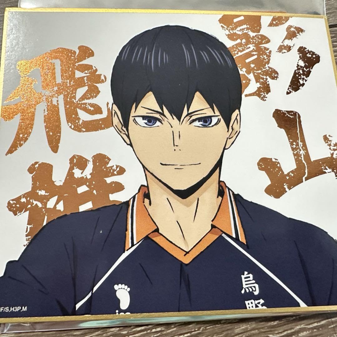 ハイキュー ハイキュー展 影山飛雄 色紙 影山飛雄】ハイキュー!! ビジュアル色紙コレクション7 : トレカ