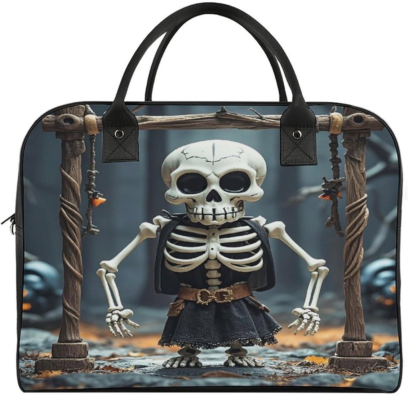 Skull Laptop Bag with Shoulder Strap image 3