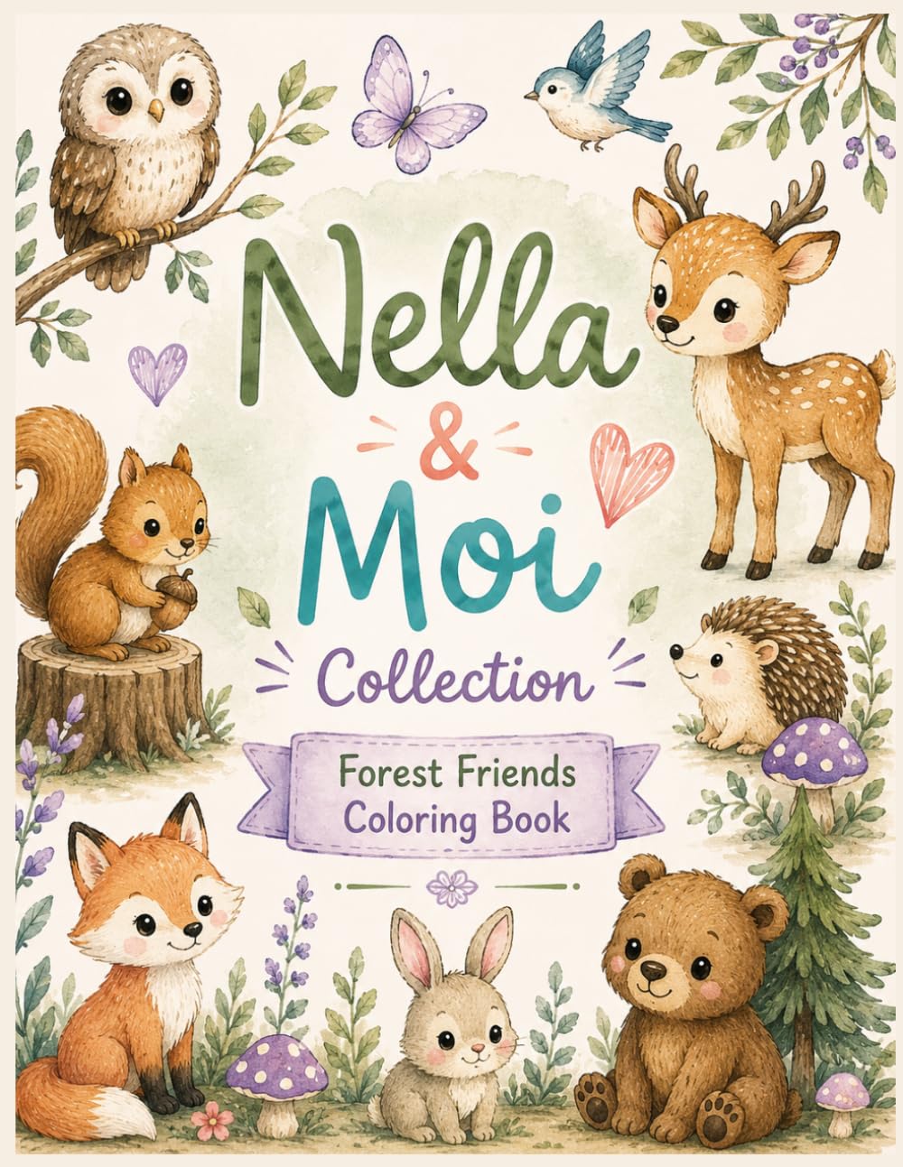 Nella & Moi Collection: Forest, Friends & Coloring Book