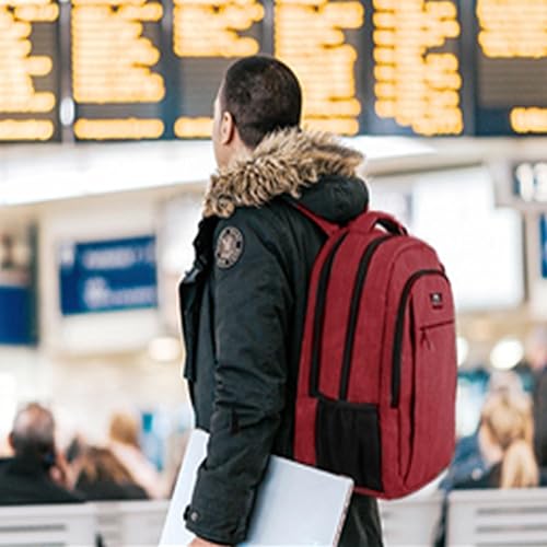 Miniatura 120 de MATEIN - Mochila de viaje para laptop, mochila empresarial antirrobo, delgada, resistente, puerto de carga USB, impermeable, para universidad o Gris