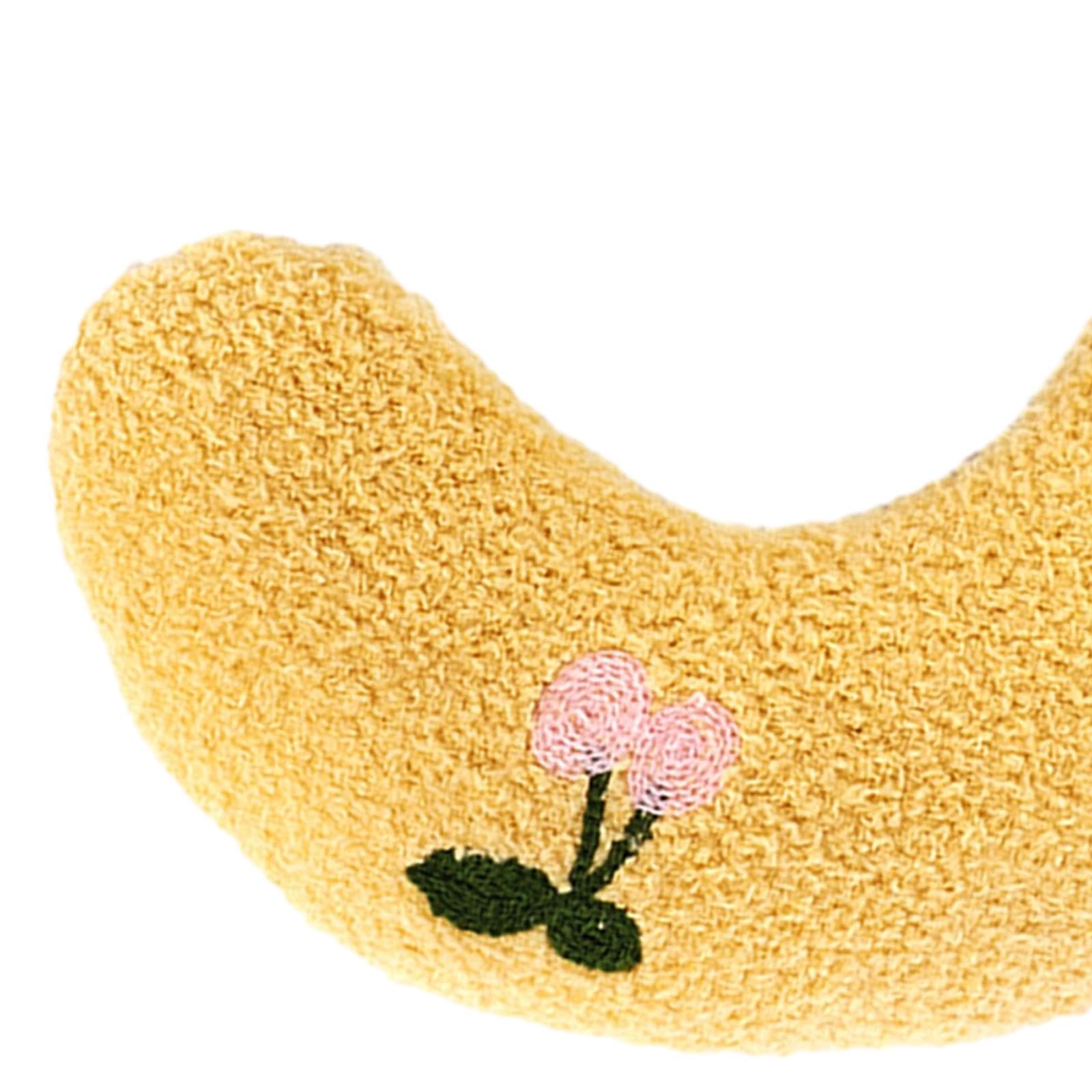 UJEAVETTE Pet Neck Pillow Half Donut Cushion Sleep Pillow for Cat Kitty Small Dog Yellow (B0CYH8YKWS) Amazon Price History, Amazon Price Tracker