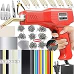 Upgraded 220W Plastic Welder, 2 in 1 Plastic Welding Kit Plastic Repair Welder Kit 1000PCS Hot Stapler Soldering Gun with 100PCS Plastic Welding Rods Car Bumper Repair Kit for Most Plastic Repair