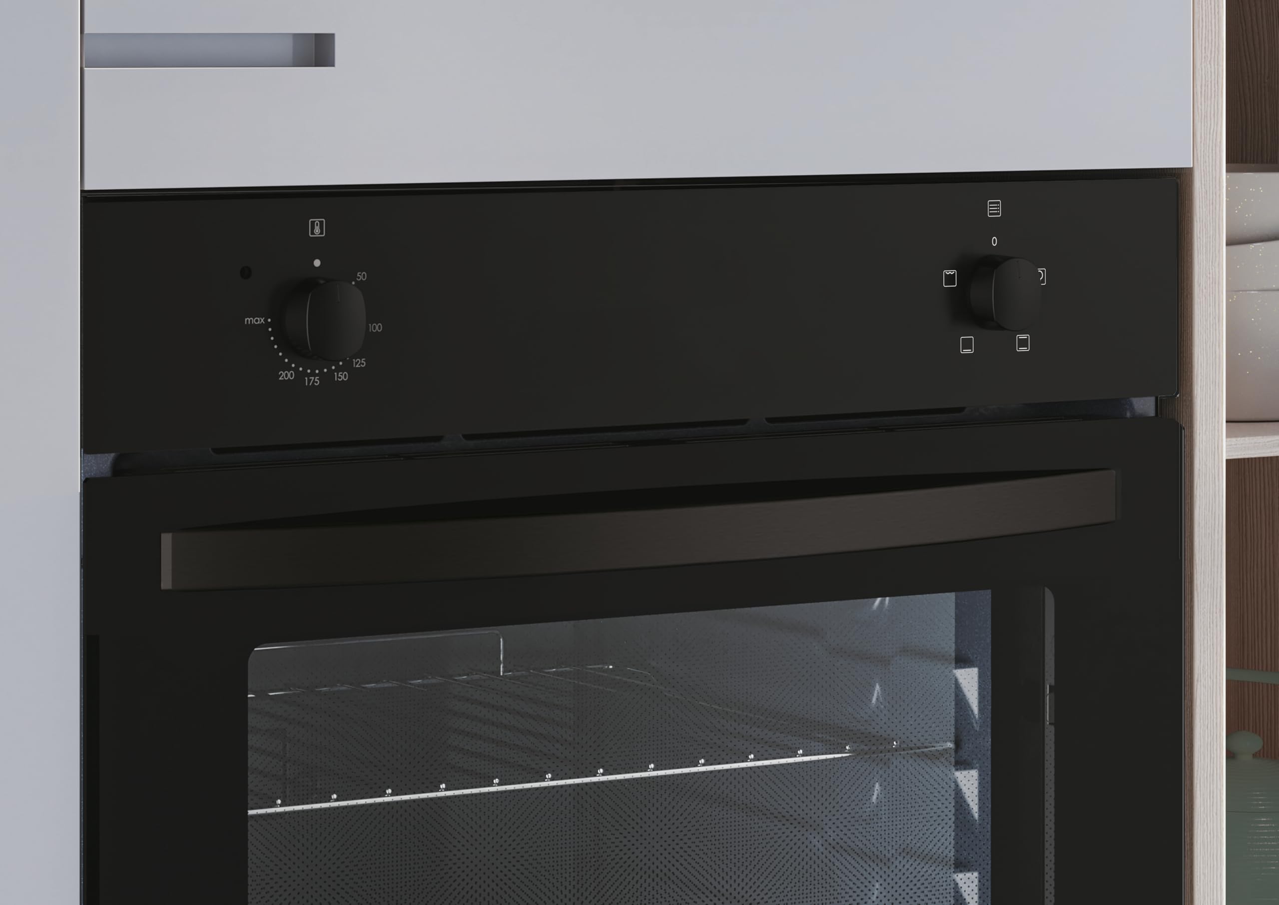 Four encastrable nettoyage manuel - convection naturelle CANDY FIDC N100 - noir - Classe A