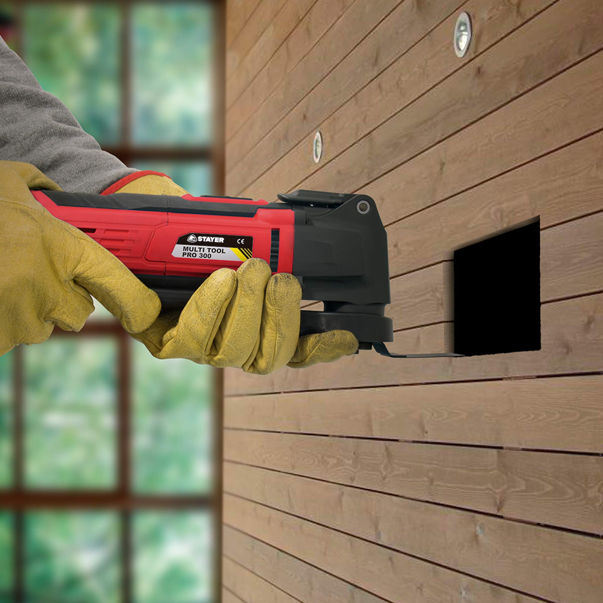 STAYER 12.548 - Gerade Tauchsäge HCS für Holz, Kunststoff, Gipskarton usw. für Multitool