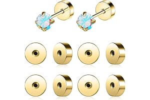 AoedeJ 750 PCS Stainless Steel Earring Backs