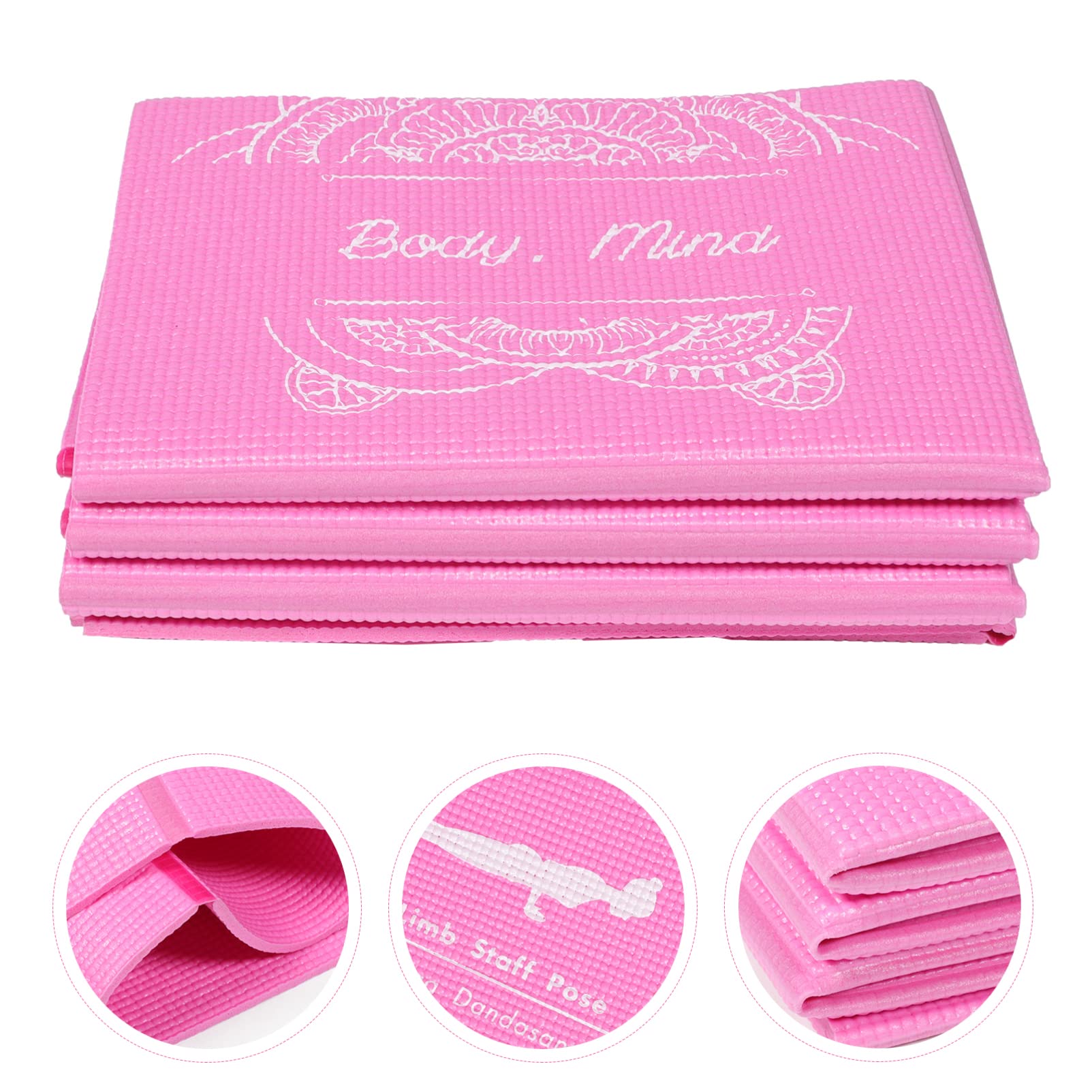Esterilla Yoga Plegable para Principiantes de Tpe y Fitness