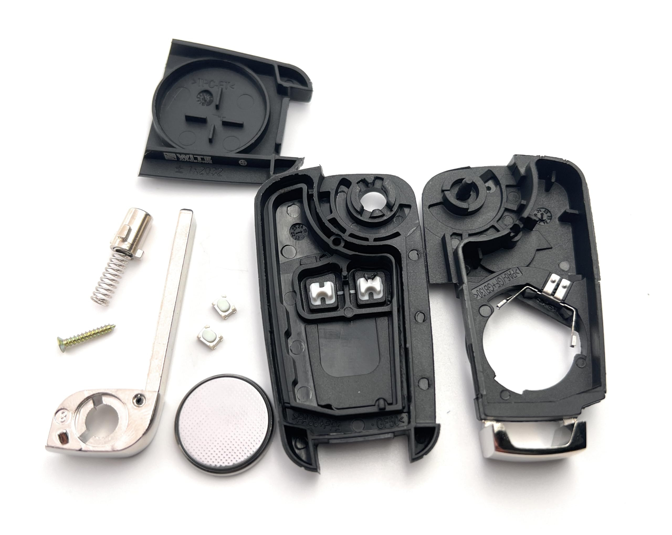 Guscio Chiave Auto Opel Insignia Astra - Telecomando 2 Pulsanti Con Lama Vuota (Ricambio)