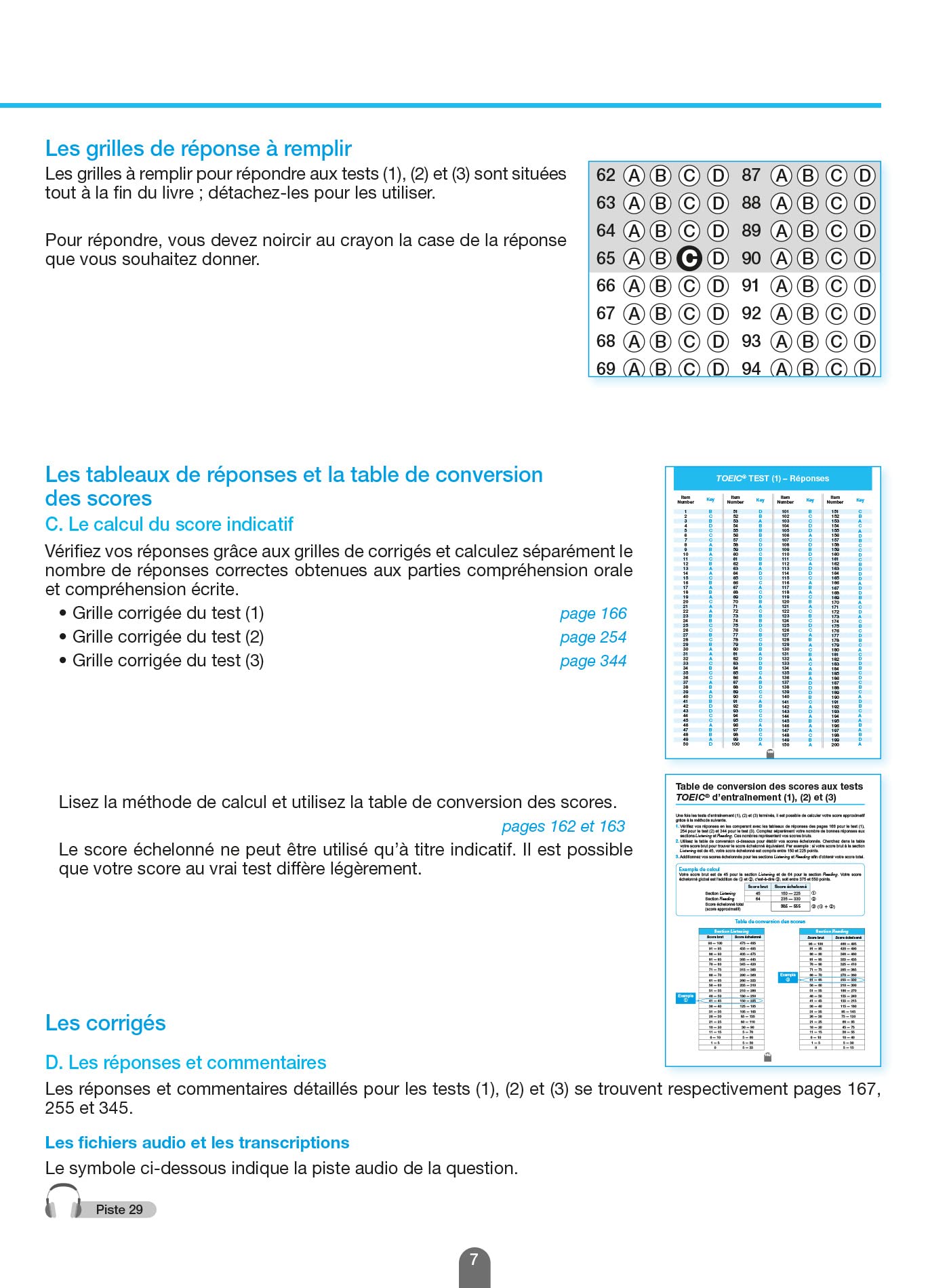 TOEIC ® : les tests officiels corrigés Nouvelle édition