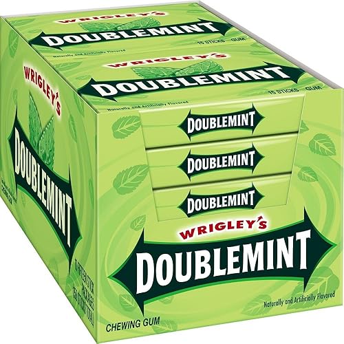Wrigleys Doublemint Gum 210 cajas de 15 piezas por paquete total de 300 piezas 20 unidades paquete de 10