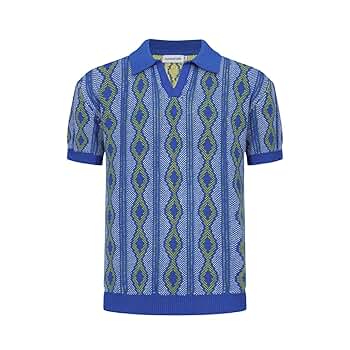 *p(R)ojectR® Knit Polo Shirt Amazon.com: OXKNIT Men's Knitted Vintage Polo Shirt, 1960s