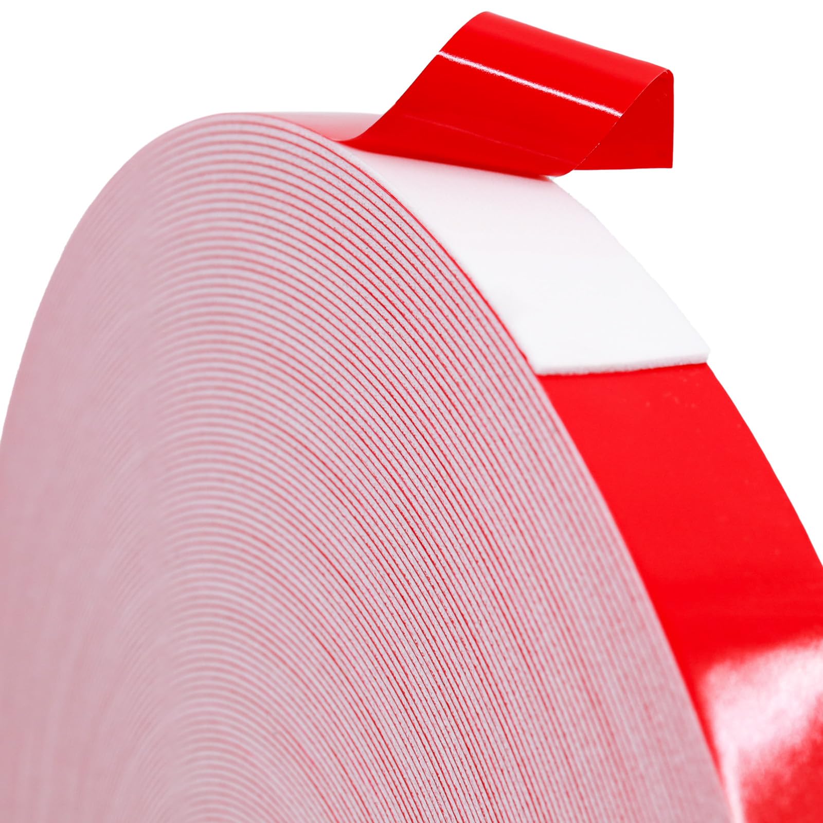 Spiegelklebeband doppelseitig | stark klebendes Montageklebeband | 1mm dick | Universal Doppelklebeband | doppelseitiges Klebeband für Holz, Metall, Kunststoff ect (30 mm x 50 m)