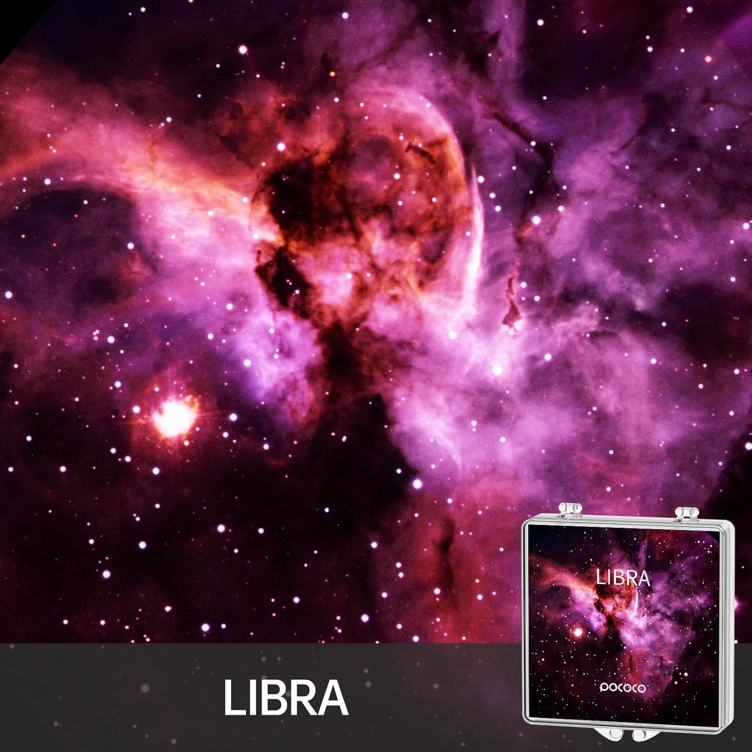 POCOCO Galaxy Projector + Realistic Constellation-1 Discs (6 Pieces)