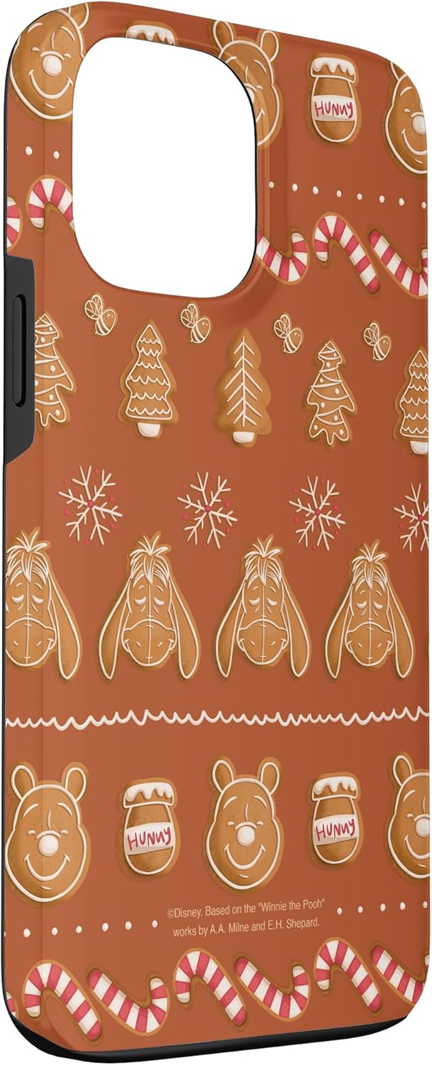 Disney Winnie The Pooh Eeyore Gingerbread Holiday Christmas Case for iPhone 13 Pro Max