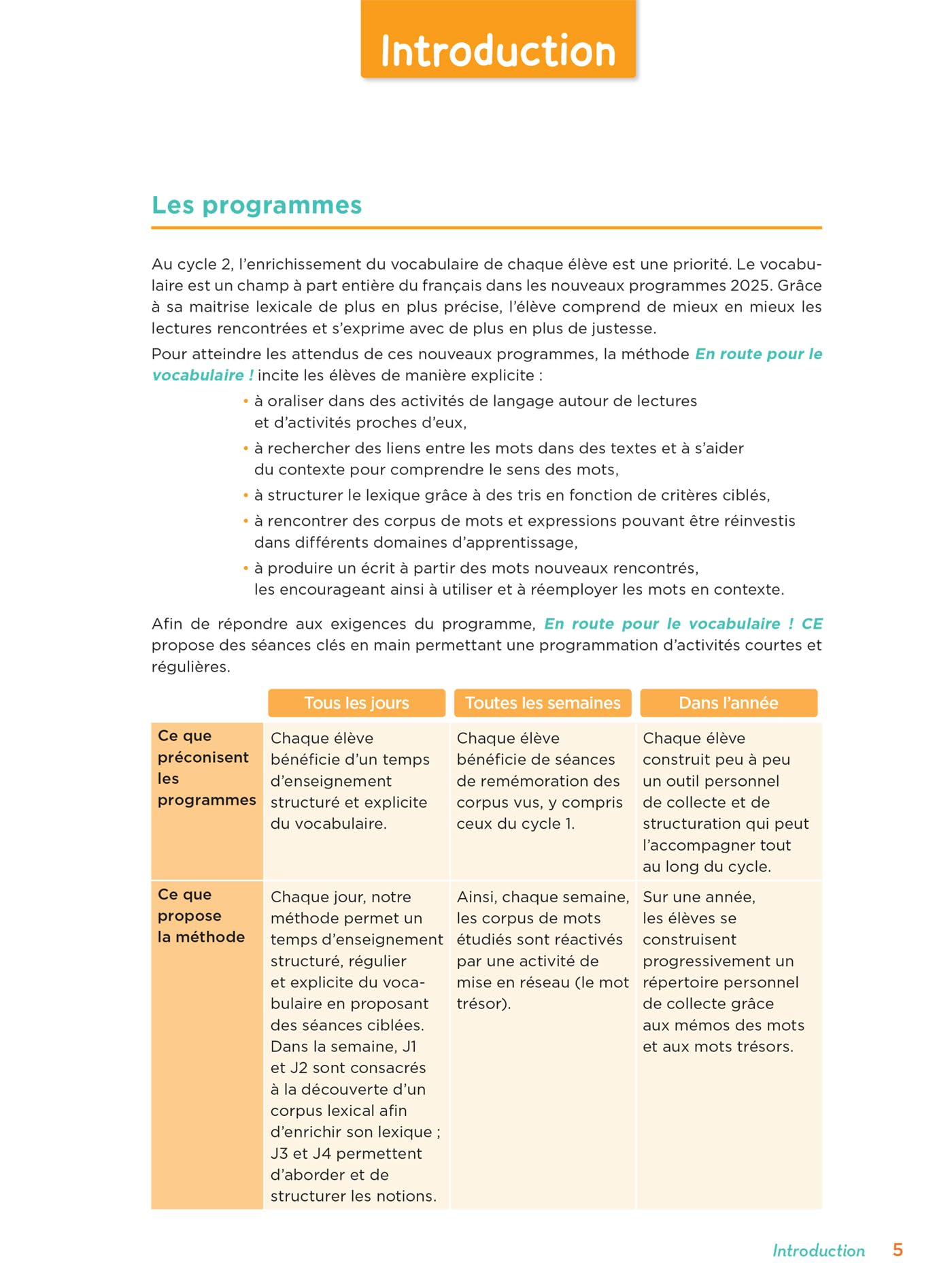 En route pour le vocabulaire ! CE - Ed. 2025 - Fichier de l'enseignant