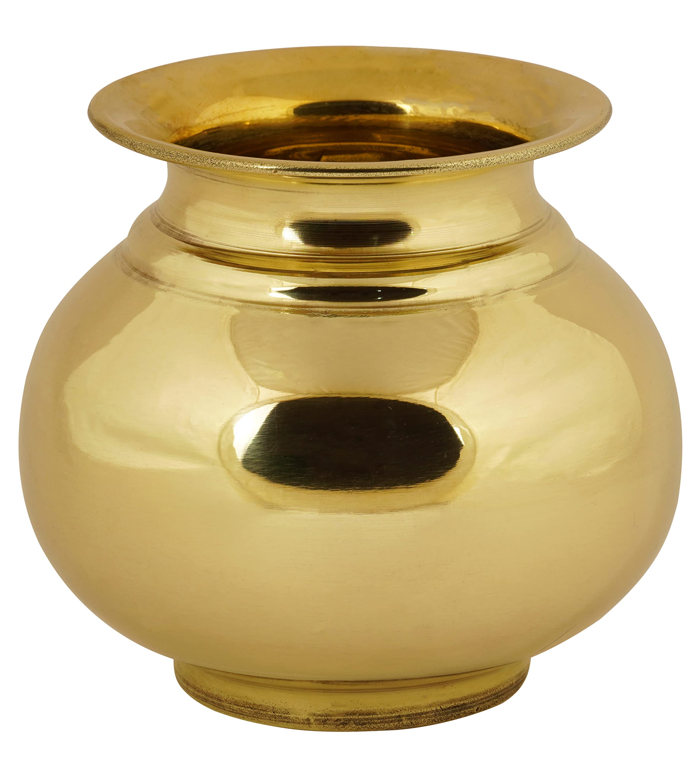Indian Traditional Lota For Puja Handmade Brass Vessel Kalash Pot Traditional Auspicious Gift For Hindu Pooja Rituals
