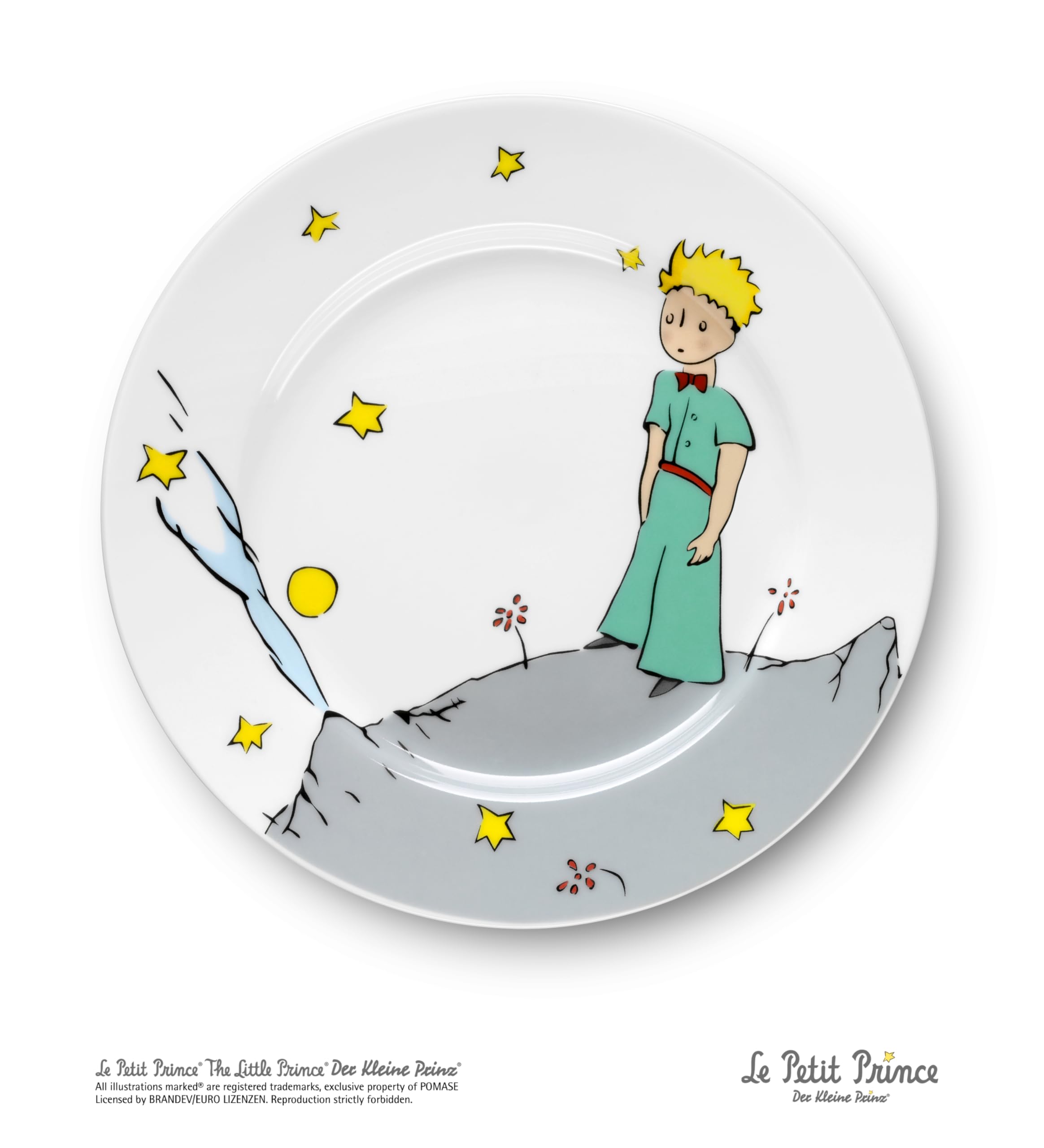 WMF Lot de 6 couverts pour enfant Le Petit Prince - En acier inoxydable avec gravure personnalisée - Couverts pour enfants passent au lave-vaisselle - Cadeau de naissance ou de baptême