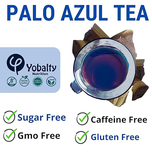 Miniatura 2 de Palo Azul Premium, té de madera de riñón de 8 onzas (12 libra) artesanal salvaje, 100% natural, bolsa resellable, sin OMG, sin gluten, té de