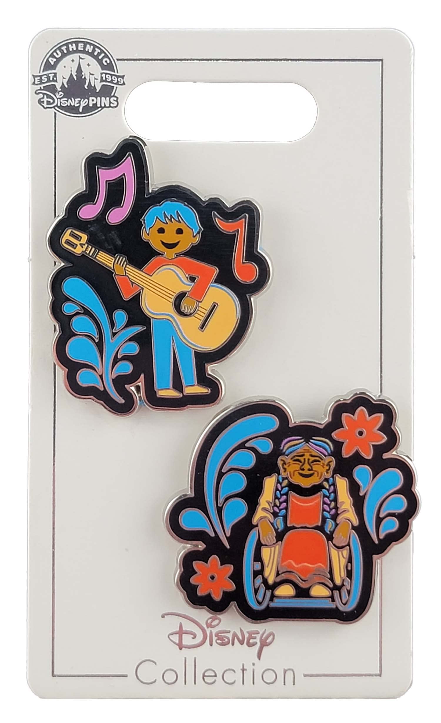Cocoページ　Pin for love M,I Disney Pin - Coco - Miguel with Guitar - Mama Coco in
