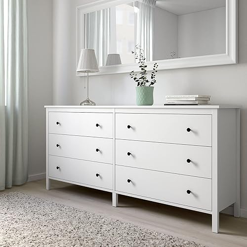 Miniatura 5 de OYX Paquete de 10 pomos negros para gabinete, pomos negros para armarios y cajones, manijas negras para gabinetes de cocina, pomos negros para