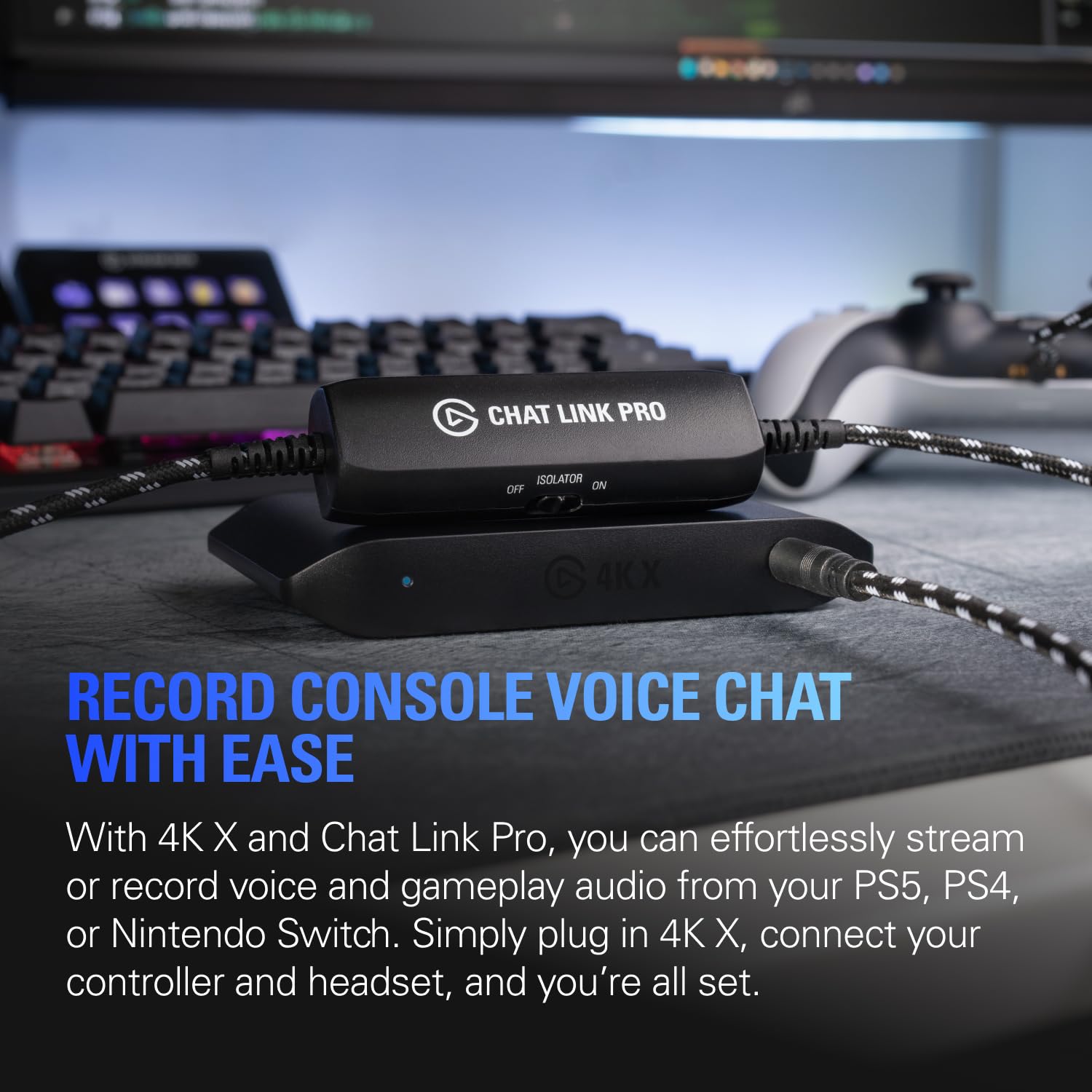 Amazon.com: Elgato 4K X External Capture Card & Chat Link Pro