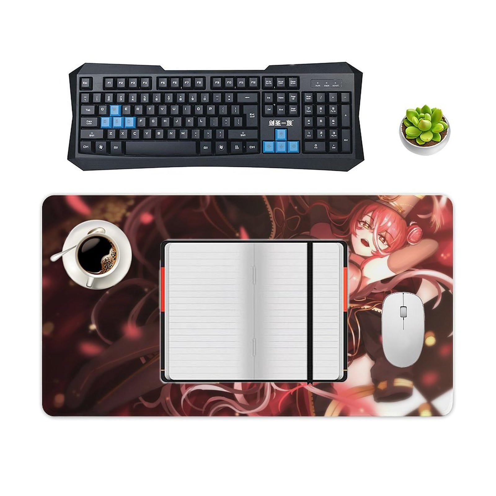 Amazon.co.jp: マウスパッド 大型 VTuber 宝鐘マリン マウス用パット 