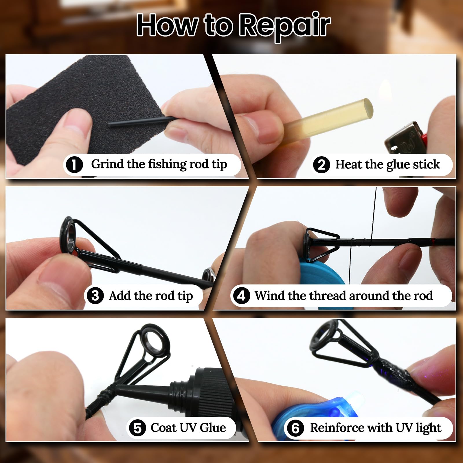 3.2 mm fishing pole tip 50 Pieces Rod Repair Kit Rod Tips Kit Replacement for Freshwater Saltwater Rods Stainless Steel Ceramic Ring Guide Replacement Kit : Sports & Outdoors Note Use the appropriate size and type of replacement tip for your fishing rod to ensure a proper fit. Barbed 3 Prong Spear Tip,